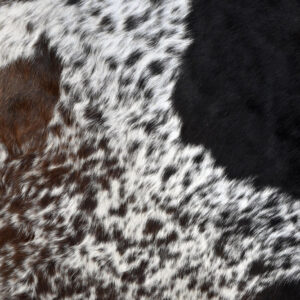 Brazilian Dark Tricolor Cowhide Rug - 3