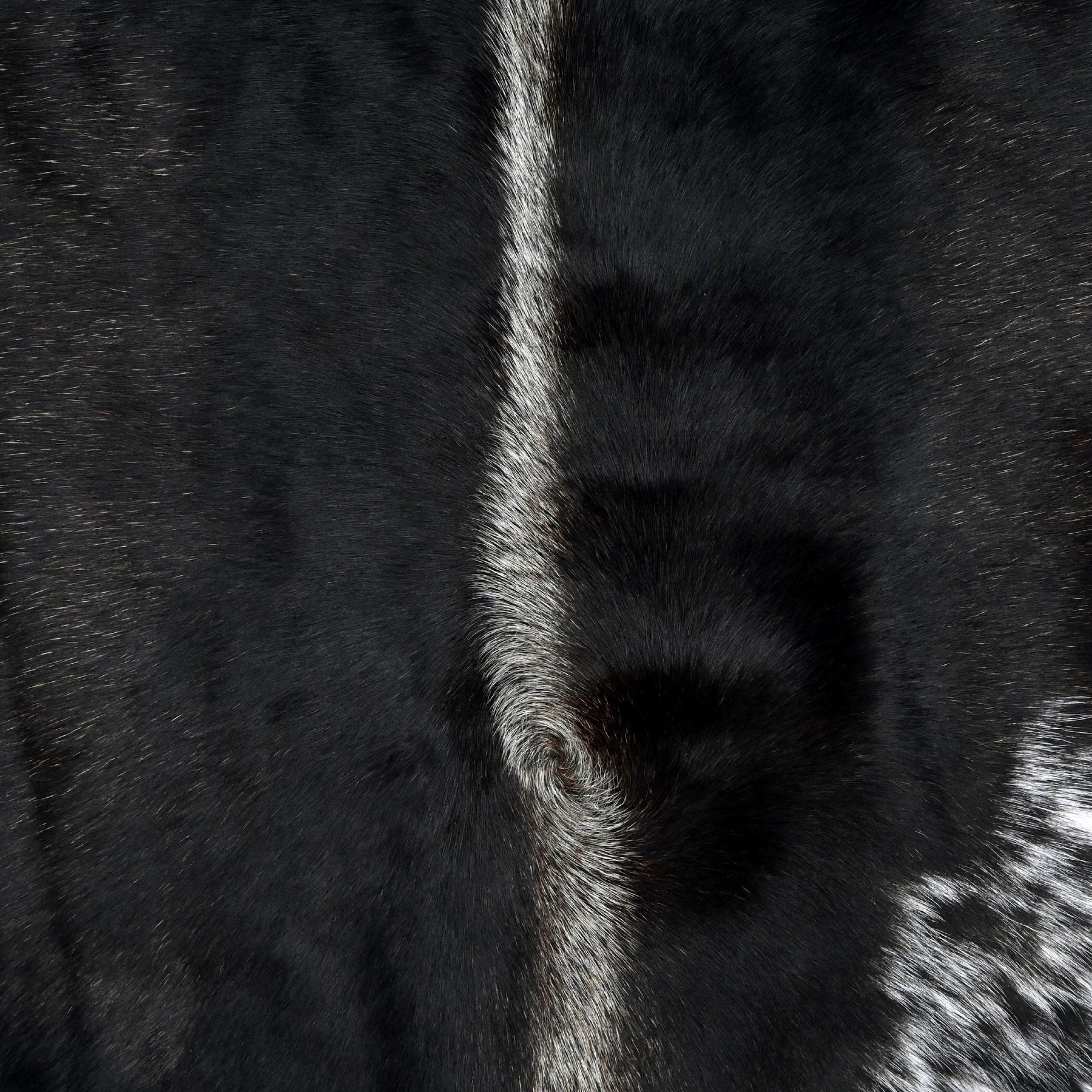 Brazilian Dark Tricolor Cowhide Rug - 4