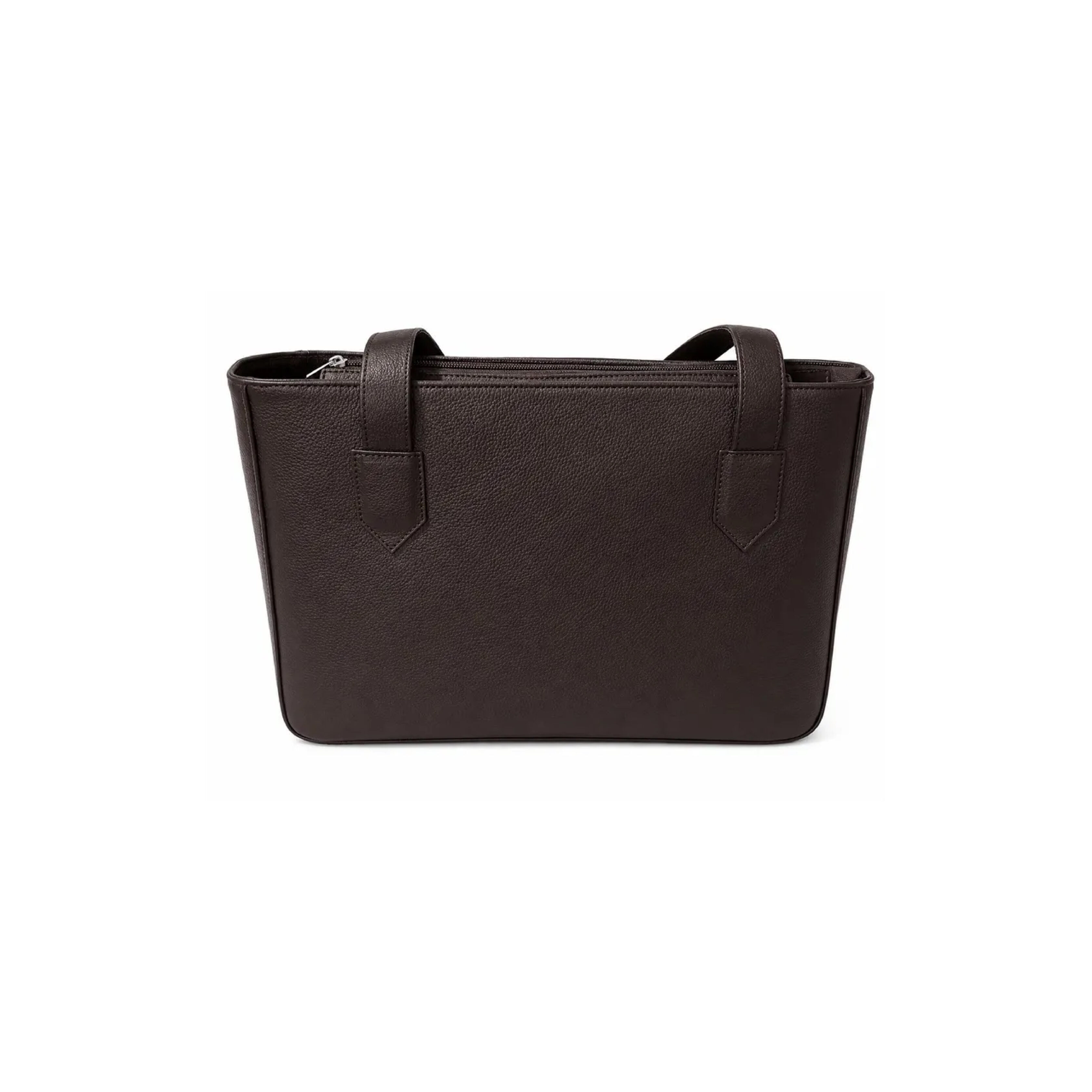Brown Leather Tote Bag for Women Handbag - 3