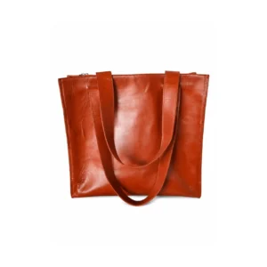 Genuine Leather Tote Bag Large Work Shoulder Bag - 1