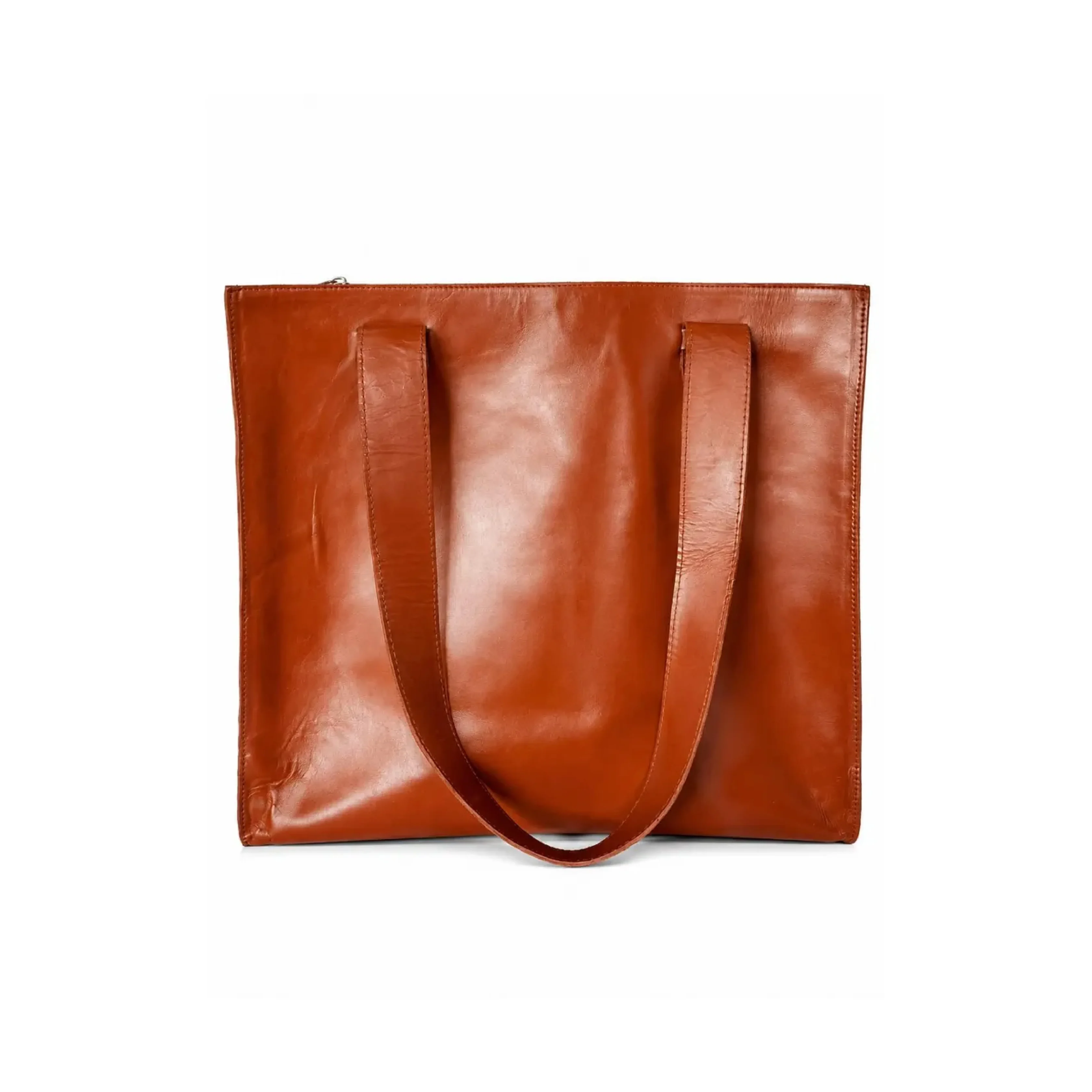 Genuine Leather Tote Bag Large Work Shoulder Bag