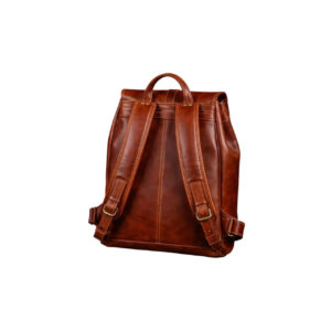 Vintage Leather Backpack for Men & Women Travel - 1