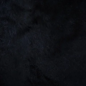 Real Black Cowhide Area Rug | Genuine Leather Hide - 1