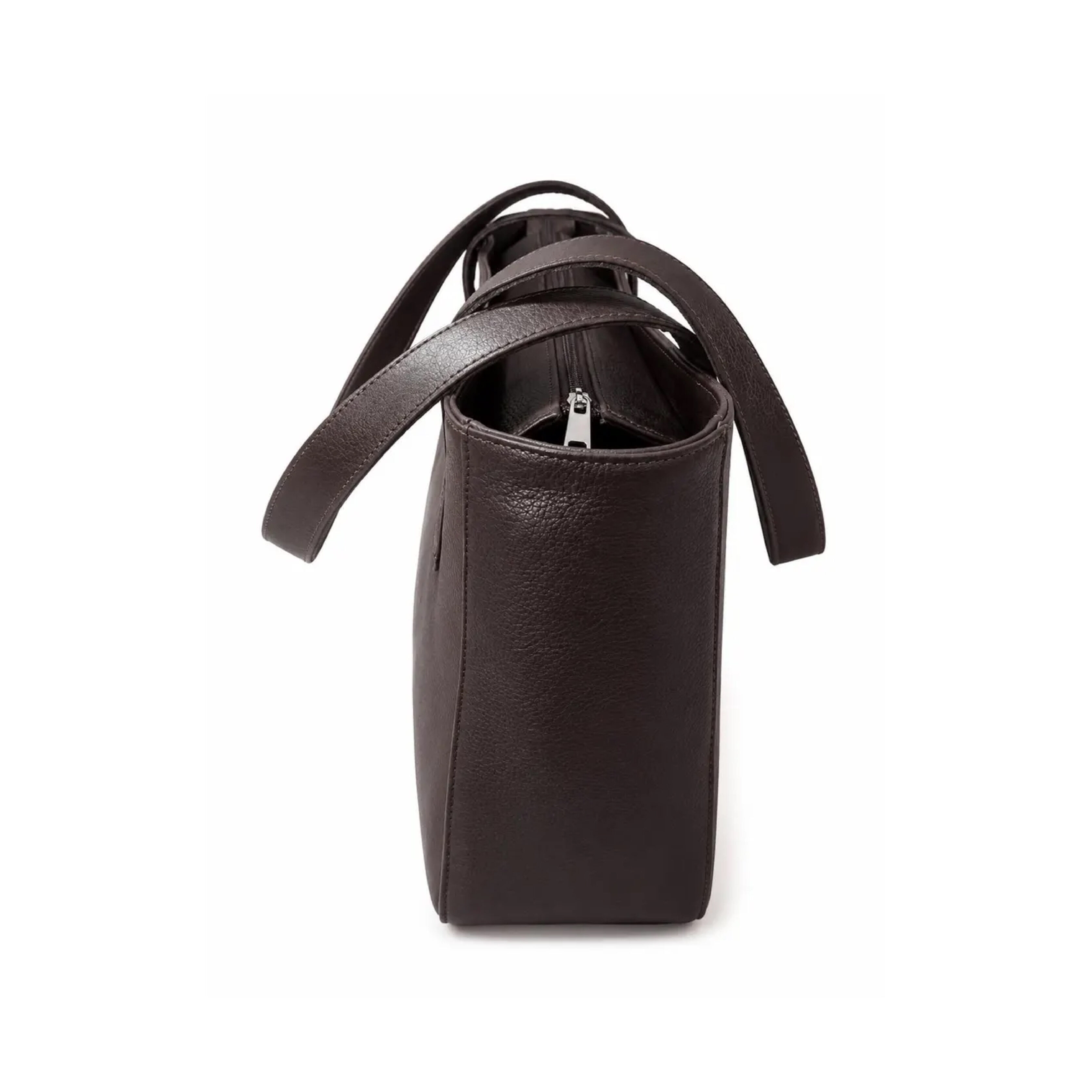 Brown Leather Tote Bag for Women Handbag - 6