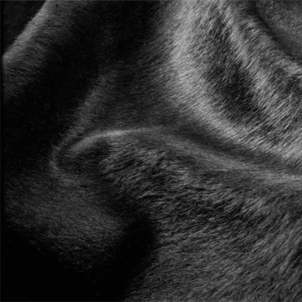 Midnight Black Cowhide Rug – Premium Genuine Leather Hide - 1