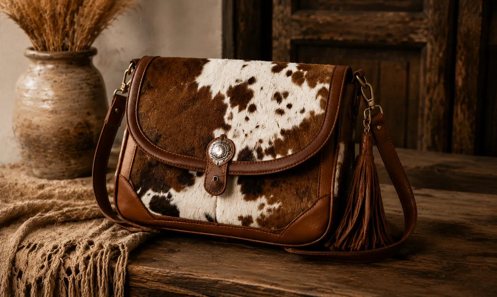 Cowhide Purse Banner