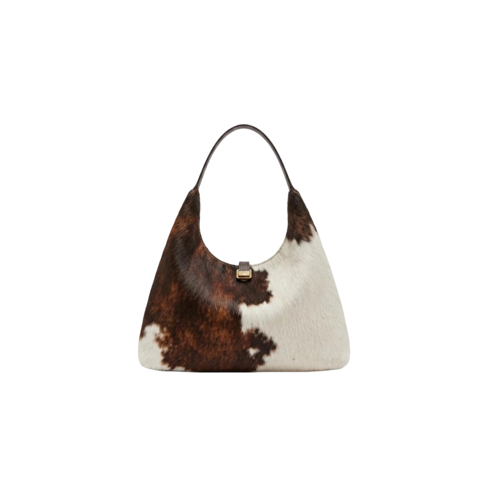 Aspen Luxe Cowhide Leather Shoulder Tote Bag