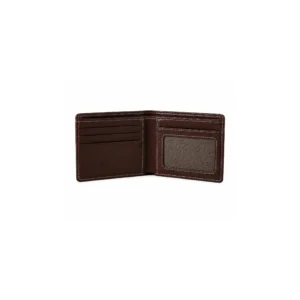 Genuine Cowhide Leather Bifold Wallet for Men - 1