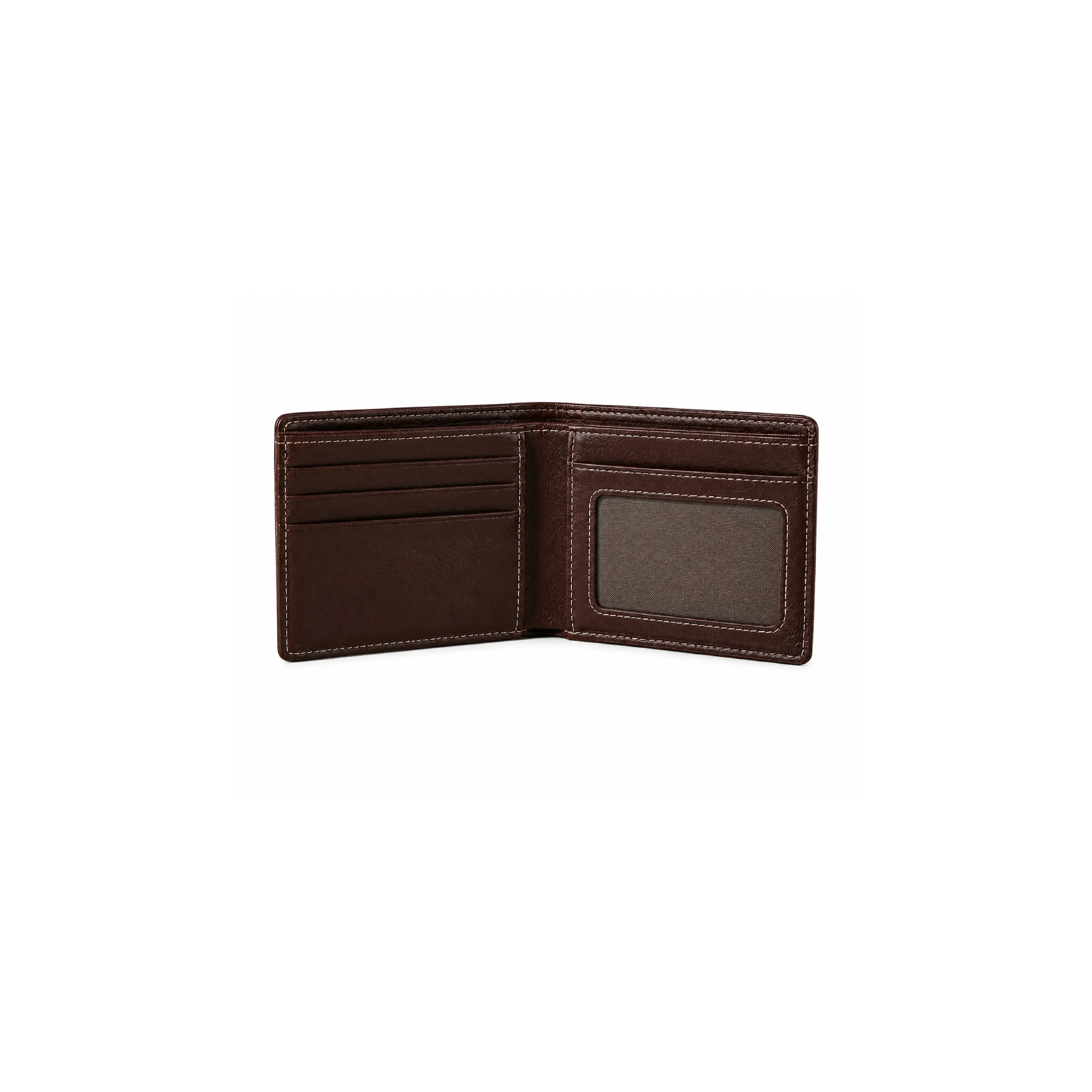 Genuine Cowhide Leather Bifold Wallet for Men - 1
