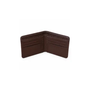 Black & White Cowhide Leather Wallet for Men & Women - 1